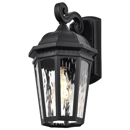 Nuvo East River Outdoor Large Wall Lantern 1 Light Matte Black Finish 60/5946